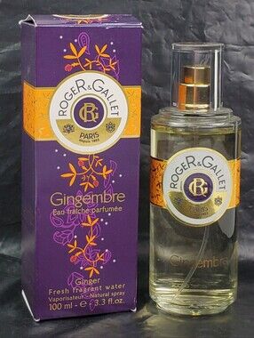 Roger & Gallet Gingembre 3.3 fl oz Fresh Fragrant Water Natural Spray w/ Box